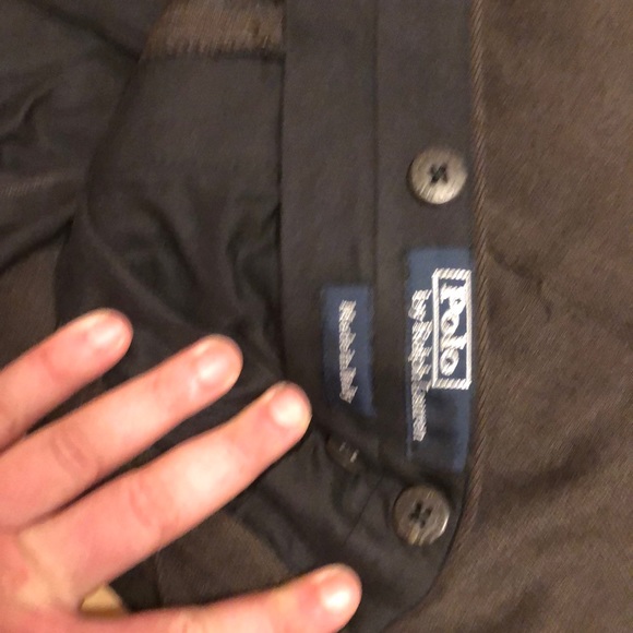 Gently used brown Polo Ralph Lauren slacks - Picture 5 of 5